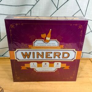 Winerd The Wine Tasting Board Game Trivia and Tasting New Sealed Chronicle Books